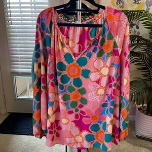 Floral Multicolor Women's Top